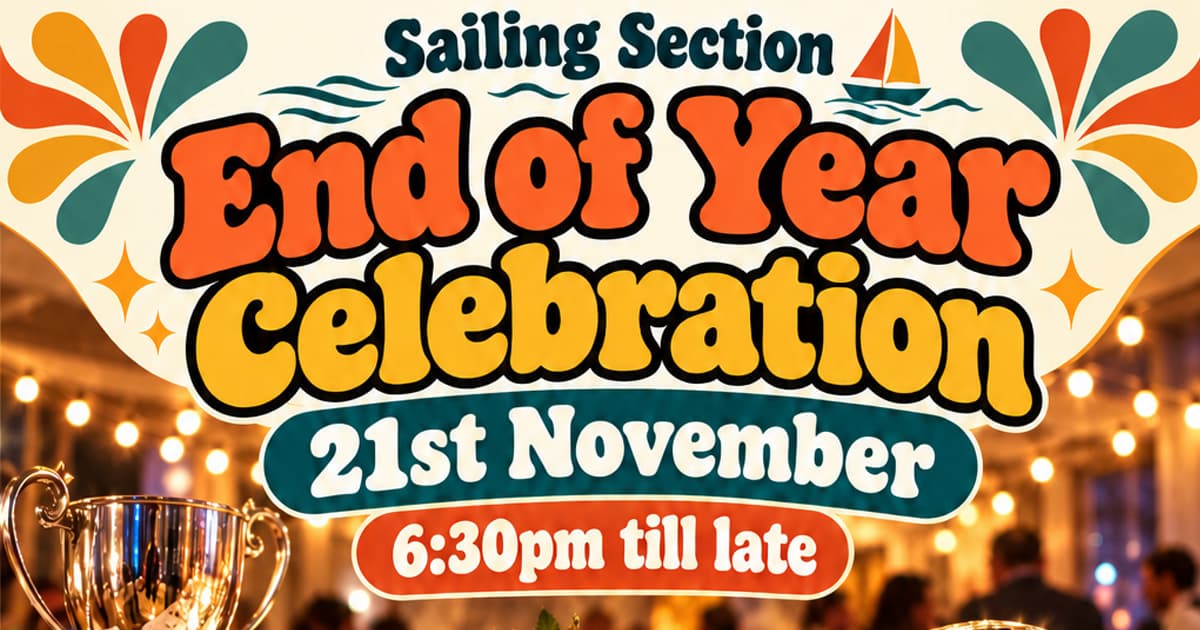 Sailing End of Year Celebration